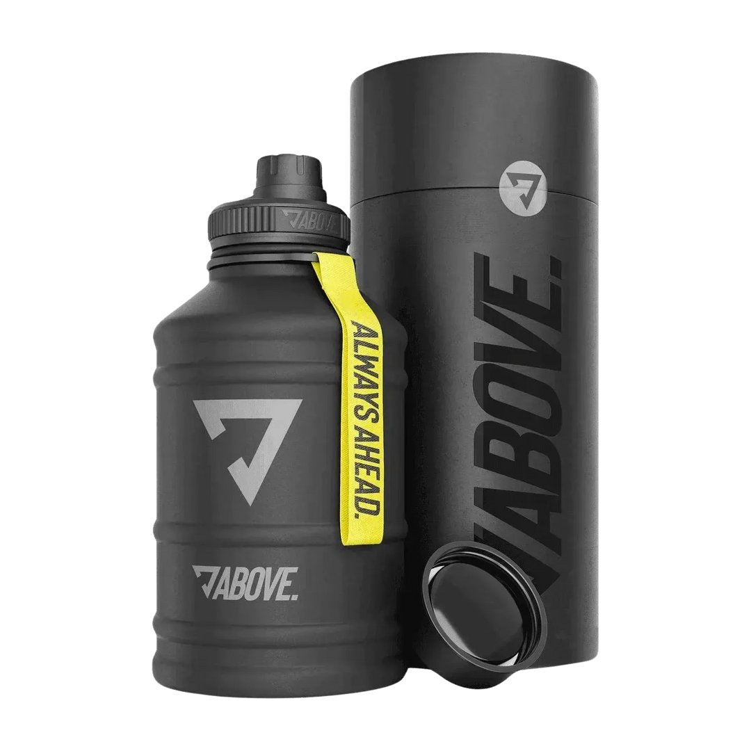 ABOVE. Edelstahl Trinkflasche | 2200ml Schwarz - fitgrade.ch