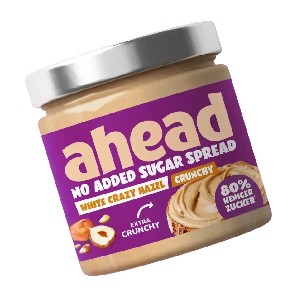 Ahead Crazy Nuss Creme | 200g 200g White Crazy Hazel Crunchy - fitgrade.ch