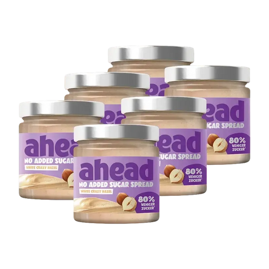 Ahead Crazy Nuss Creme | 200g 6x200g White Crazy Hazel - fitgrade.ch