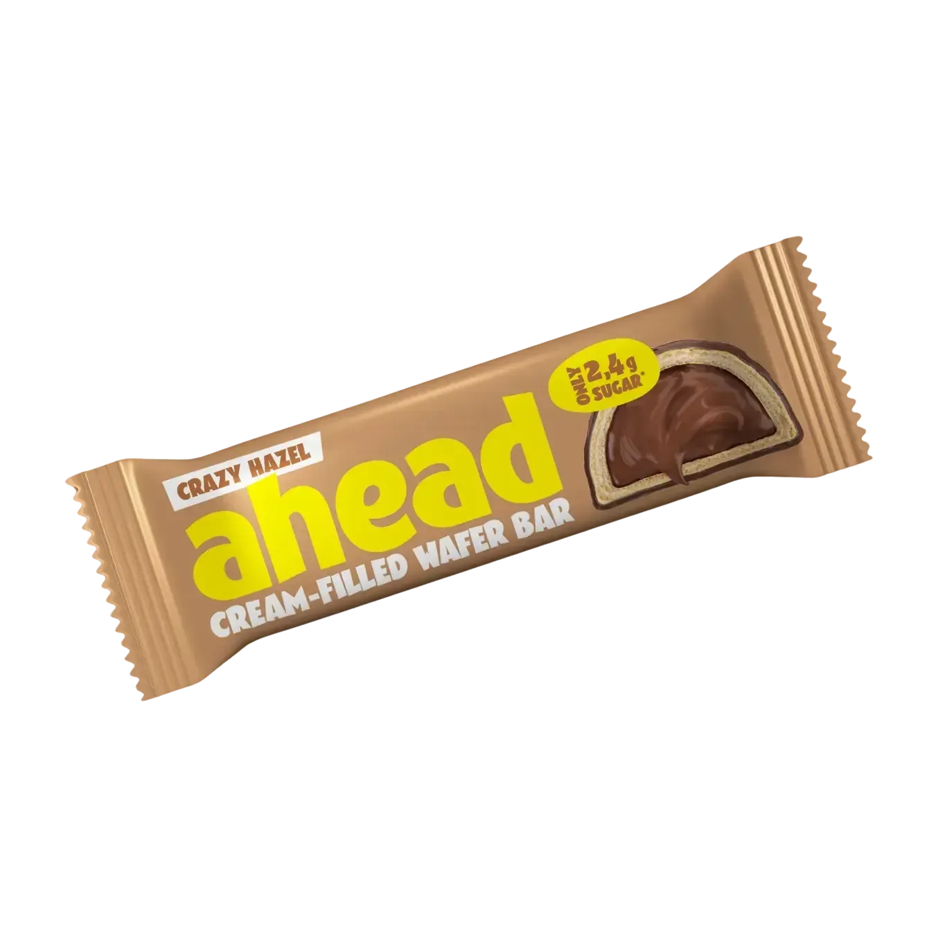 Ahead Cream-Filled Wafer Bar | 30g 30g Crazy Hazel - fitgrade.ch