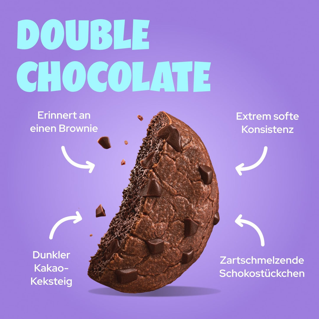 Ahead Soft Cookies Double Chocolate | 4x40g - fitgrade.ch