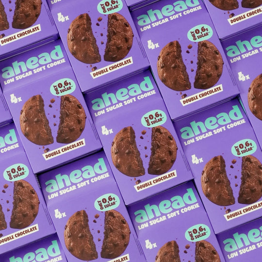 Ahead Soft Cookies Double Chocolate | 4x40g - fitgrade.ch