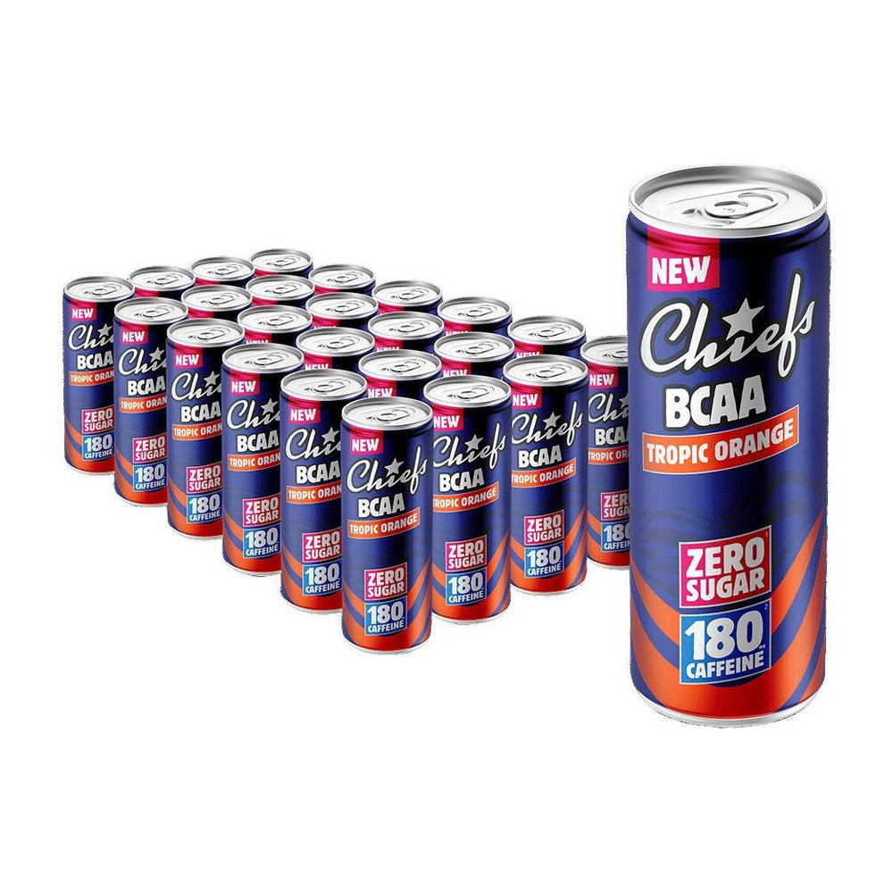 Chiefs BCAA Performance Drink | 330ml 24x330ml Tropic Orange - fitgrade.ch