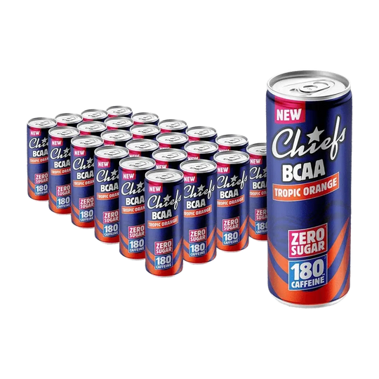 Chiefs BCAA Performance Drink | 330ml 24x330ml Tropic Orange - fitgrade.ch