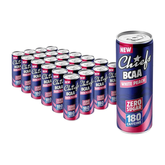 Chiefs BCAA Performance Drink | 330ml 24x330ml White Peach - fitgrade.ch