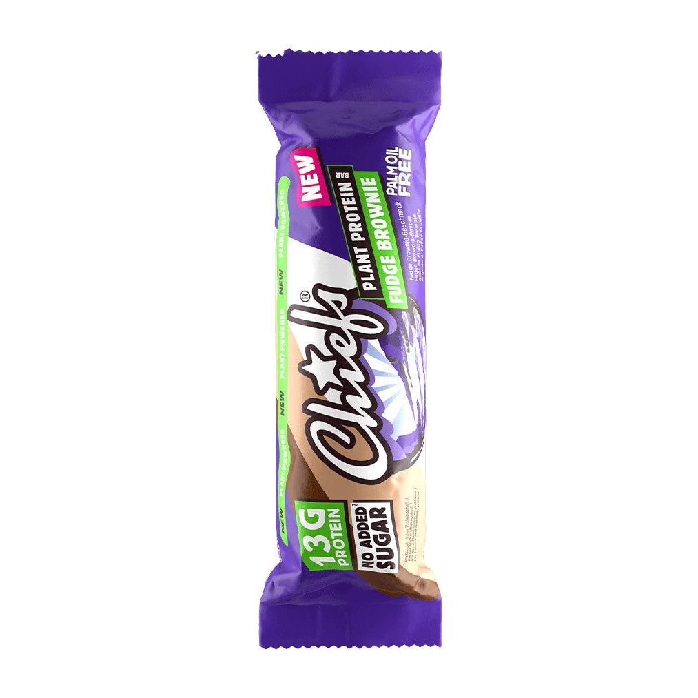 Chiefs Plant Protein Bar | 55g 55g Fudge Brownie (Vegan) - fitgrade.ch