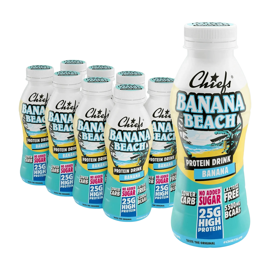 Chiefs Protein Drink | 330ml 8x330ml Banana Beach - fitgrade.ch