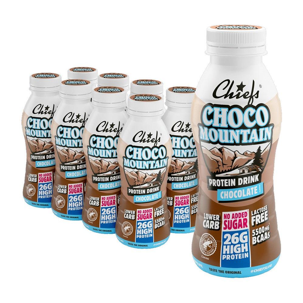 Chiefs Protein Drink | 330ml 8x330ml Choco Mountain - fitgrade.ch