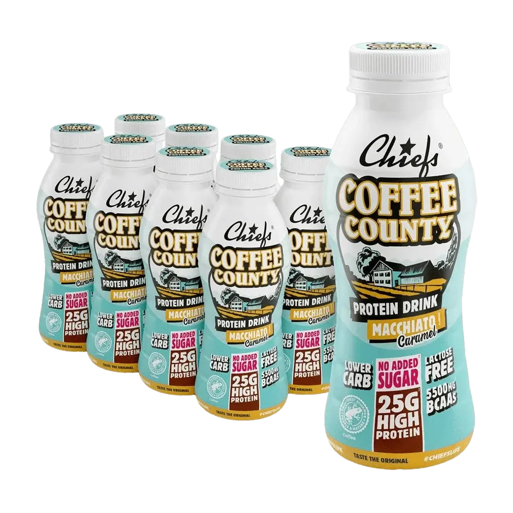 Chiefs Protein Drink | 330ml 8x330ml Coffee County - fitgrade.ch