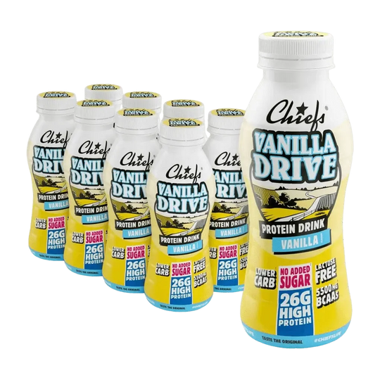 Chiefs Protein Drink | 330ml 8x330ml Vanilla Drive - fitgrade.ch