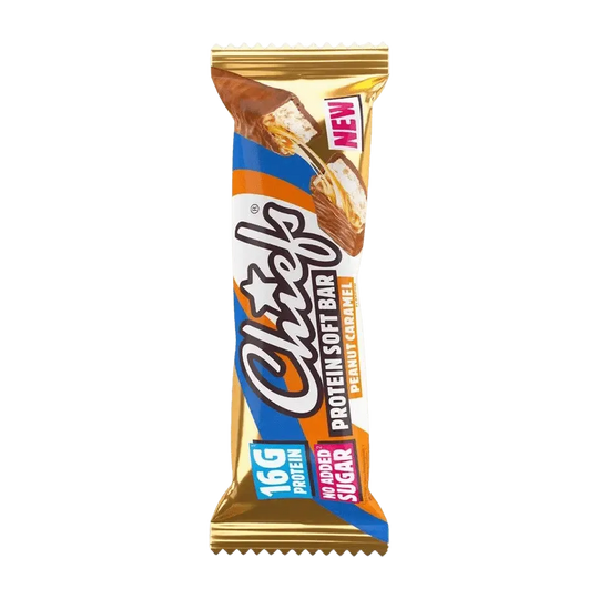 Chiefs Protein Soft Bar | 55g 55g Peanut Caramel - fitgrade.ch
