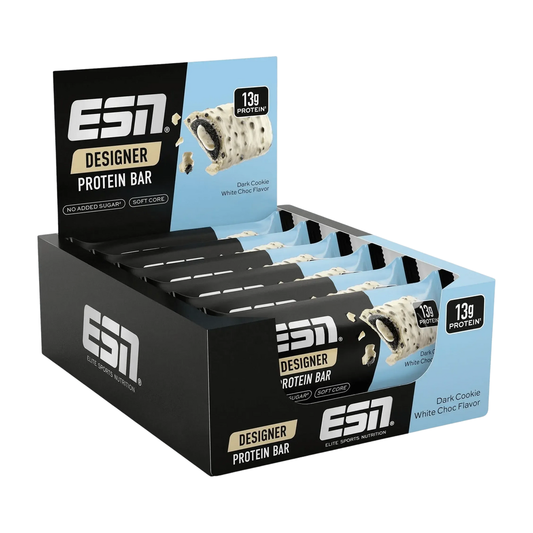 ESN Designer Bar | 45g 12 x 45g Dark Cookie White Choc - fitgrade.ch