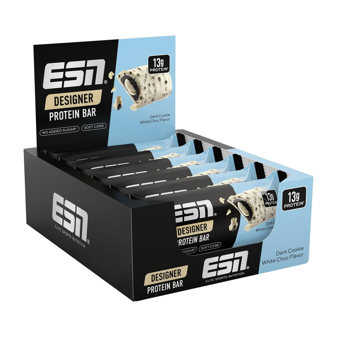 ESN Designer Bar | 45g 12 x 45g Dark Cookie White Choc - fitgrade.ch