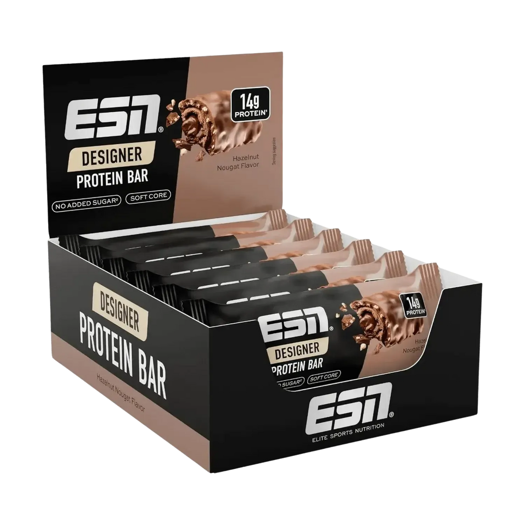 ESN Designer Bar | 45g 12 x 45g Hazelnut & Nougat - fitgrade.ch
