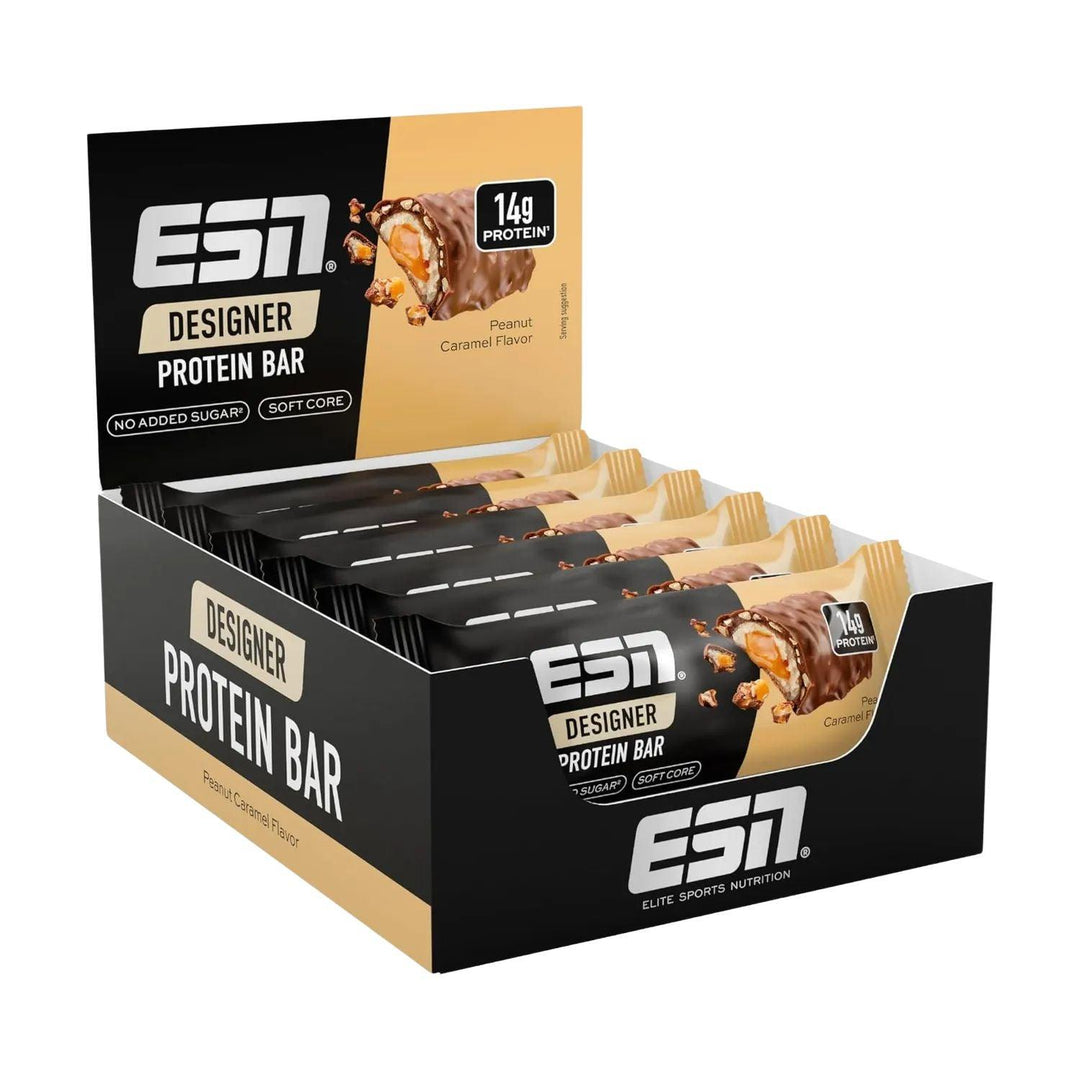ESN Designer Bar | 45g 12 x 45g Peanut-Caramel - fitgrade.ch
