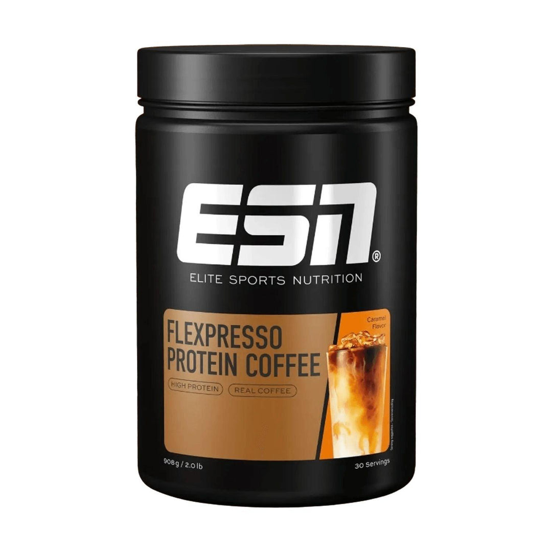 ESN FLEXPRESSO Protein Coffee | 908g Caramel Flavor - fitgrade.ch