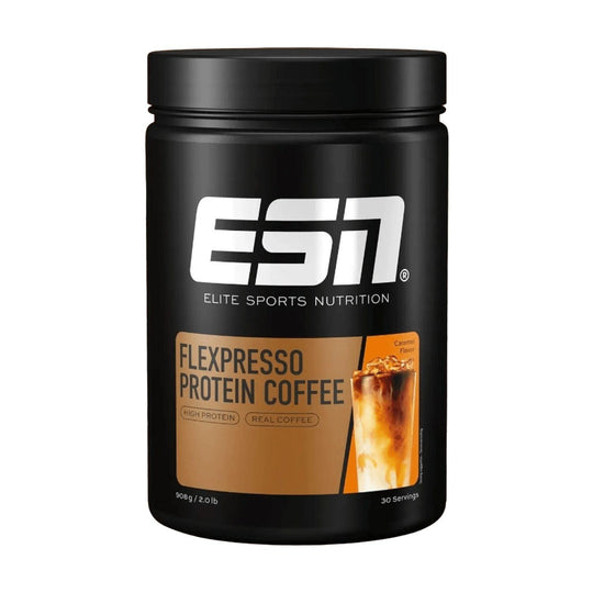 ESN FLEXPRESSO Protein Coffee | 908g Caramel Flavor - fitgrade.ch
