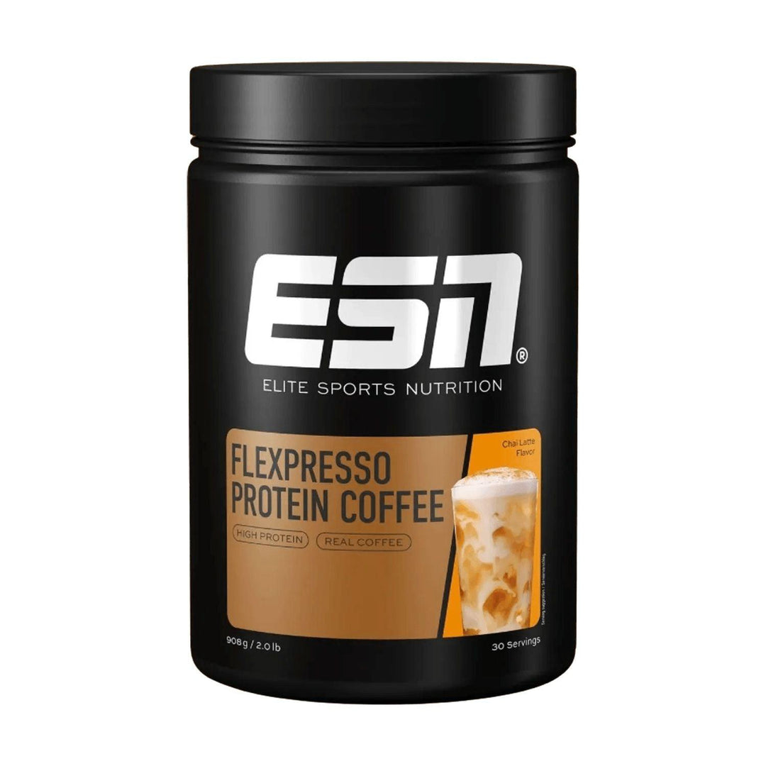 ESN FLEXPRESSO Protein Coffee | 908g Chai Latte Flavor - fitgrade.ch