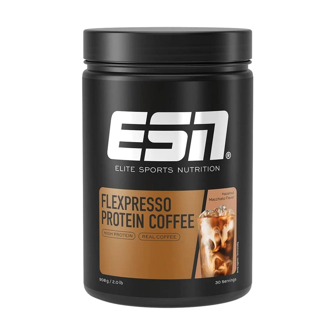 ESN FLEXPRESSO Protein Coffee | 908g Hazelnut Macchiato - fitgrade.ch