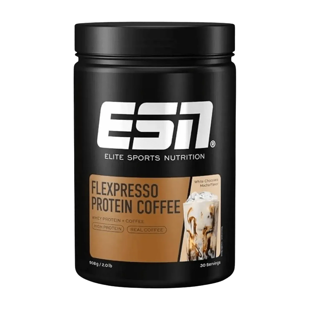 ESN FLEXPRESSO Protein Coffee | 908g White Chocolate Mocha - fitgrade.ch