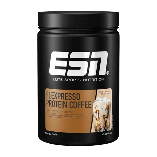 ESN FLEXPRESSO Protein Coffee | 908g White Chocolate Mocha - fitgrade.ch