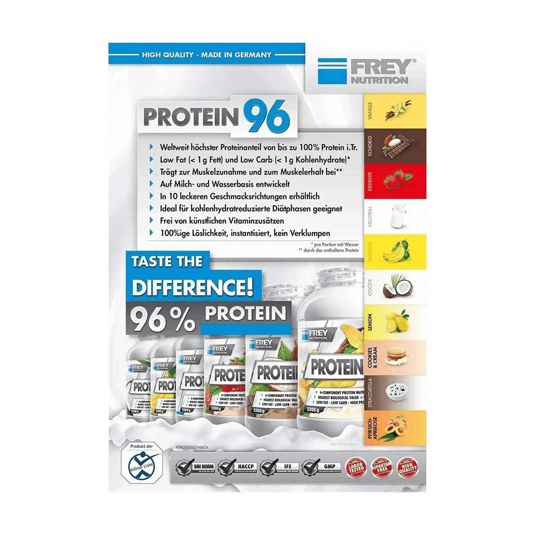 Frey Nutrition PROTEIN 96 | 2300g - fitgrade.ch