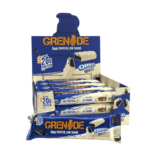 Grenade Protein Bar | 60g 12x60g Oreo White - fitgrade.ch