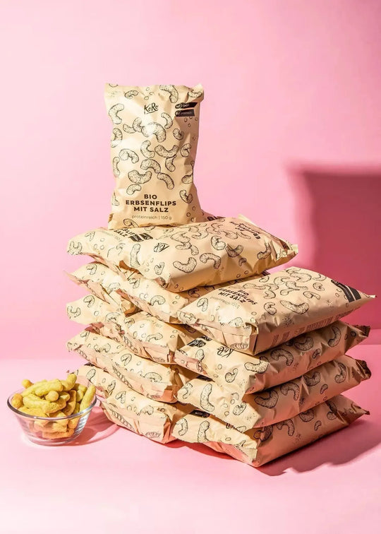 KoRo Bio Erbsenflips mit Meersalz | 150g - fitgrade.ch