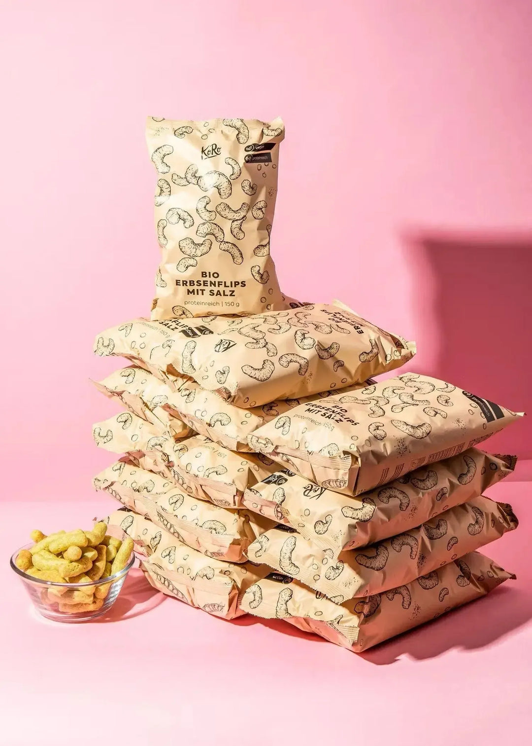 KoRo Bio Erbsenflips mit Meersalz | 150g - fitgrade.ch