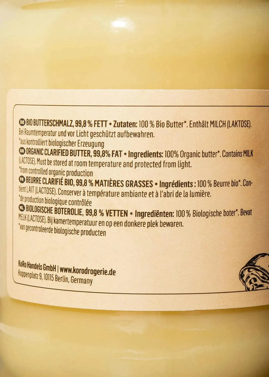 KoRo Bio Ghee | 420 g - fitgrade.ch