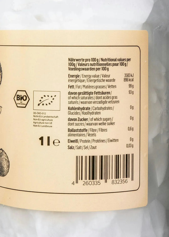 KoRo Bio Kokosöl | 1 L - fitgrade.ch