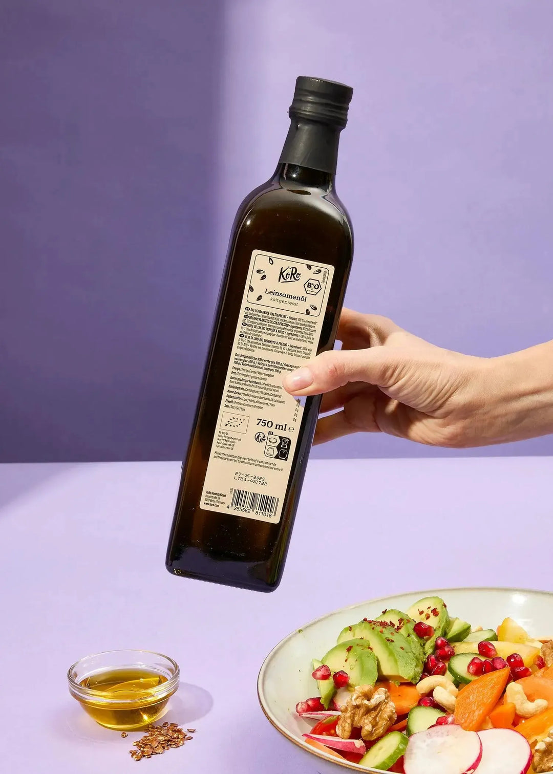KoRo Bio Leinsamenöl | 0,75 L - fitgrade.ch