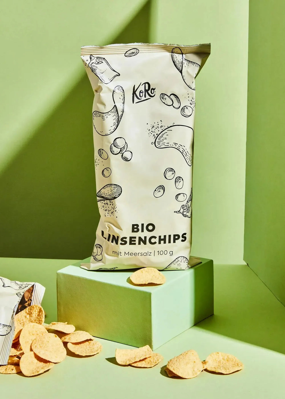 KoRo Bio Linsenchips mit Meersalz | 100g - fitgrade.ch