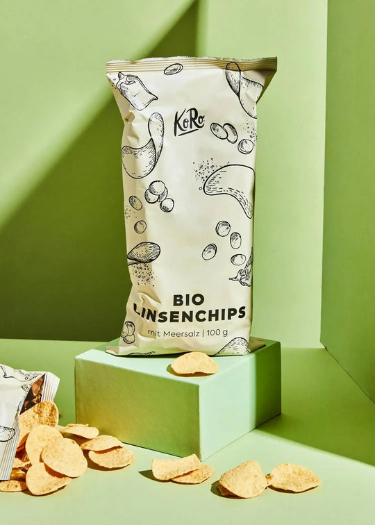 KoRo Bio Linsenchips mit Meersalz | 100g - fitgrade.ch