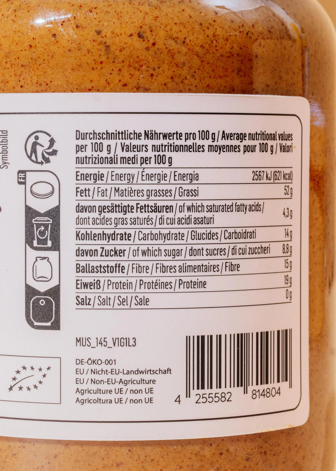 KoRo Bio Mandelmus mit Zimt und Vanille | 500 g - fitgrade.ch