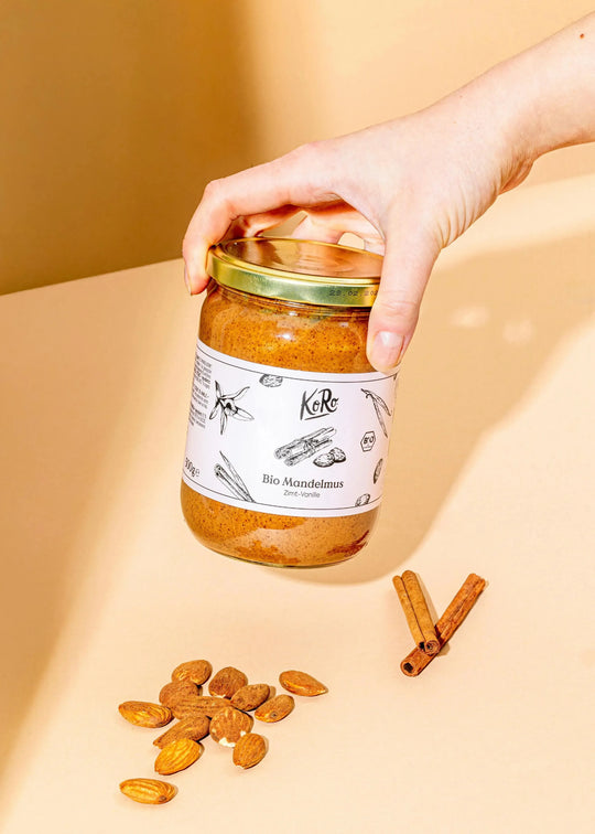 KoRo Bio Mandelmus mit Zimt und Vanille | 500 g - fitgrade.ch