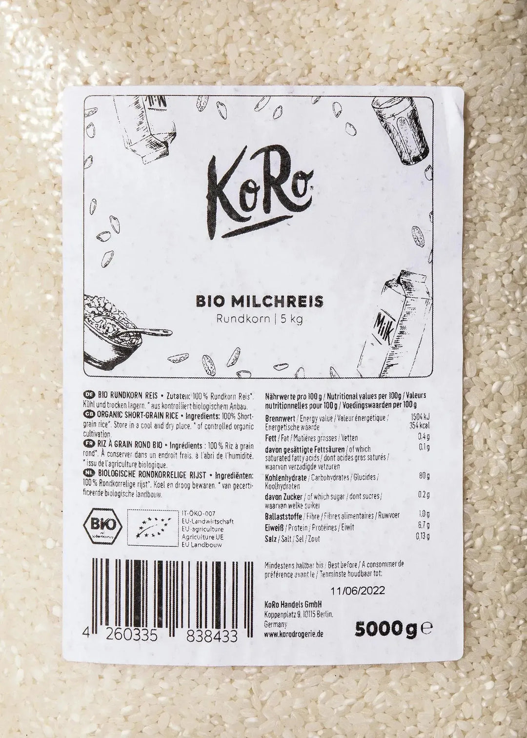KoRo Bio Milchreis | 5 kg - fitgrade.ch