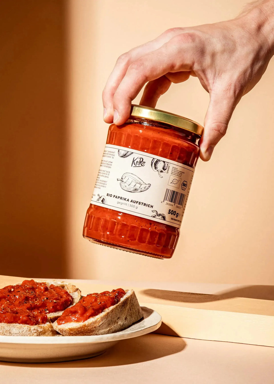 KoRo Bio Paprika Aufstrich Roasted Pepper | 500 g - fitgrade.ch
