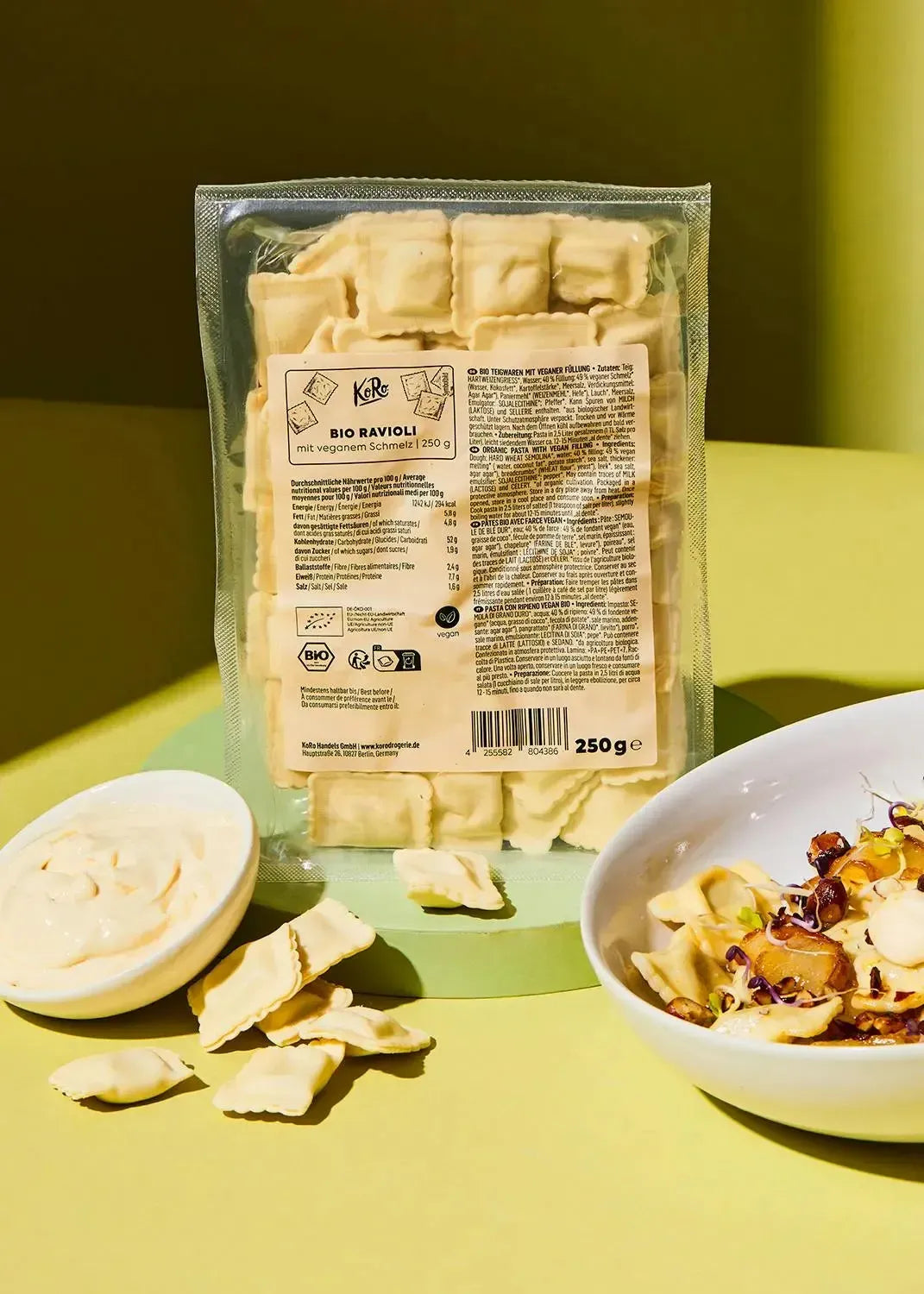 KoRo Bio Ravioli mit veganem Schmelz | 250g - fitgrade.ch