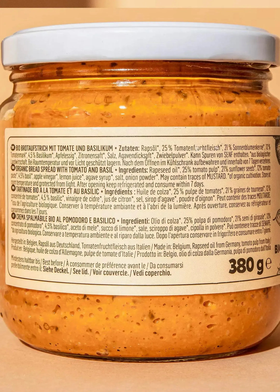 KoRo Bio Tomate Basilikum Aufstrich | 380 g - fitgrade.ch