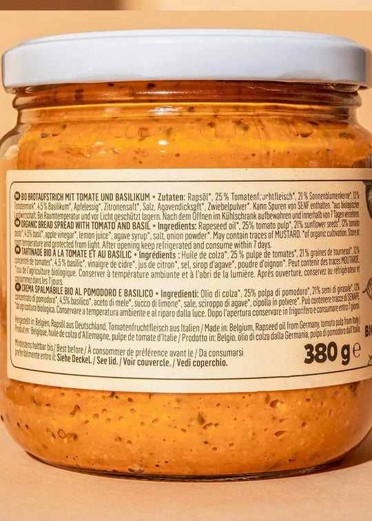 KoRo Bio Tomate Basilikum Aufstrich | 380 g - fitgrade.ch