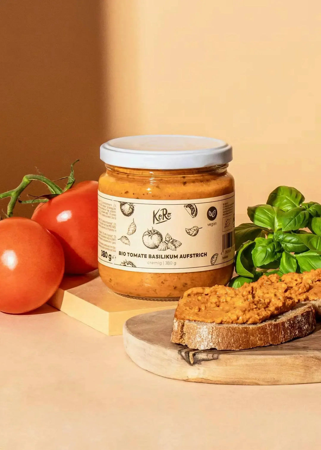 KoRo Bio Tomate Basilikum Aufstrich | 380 g - fitgrade.ch