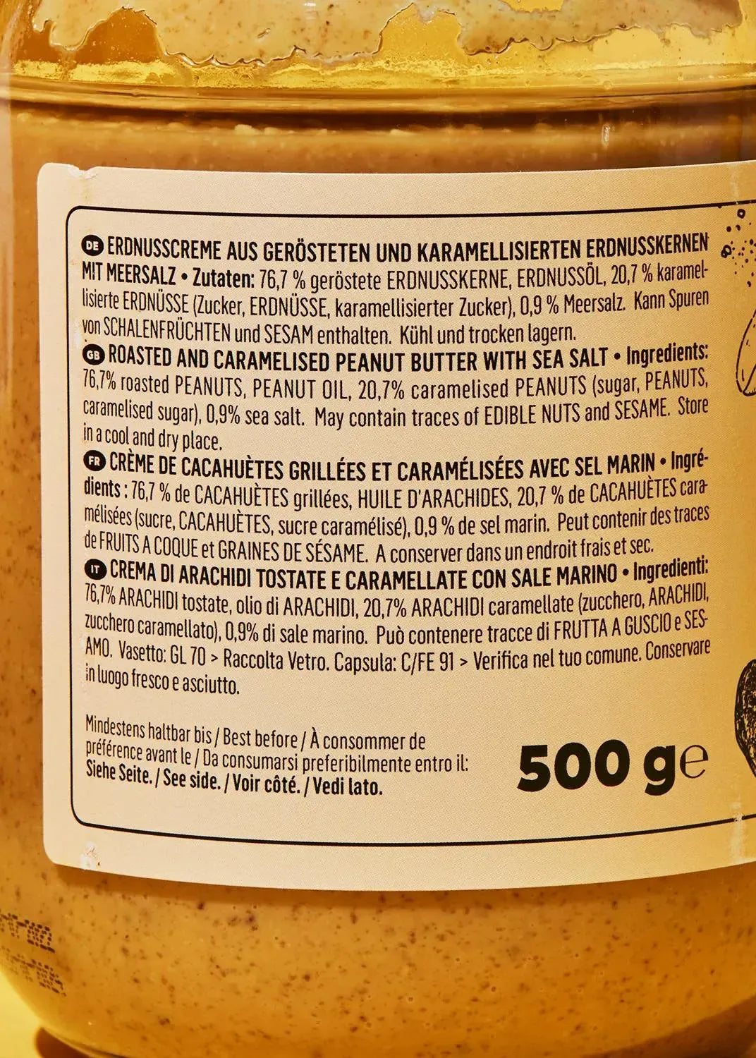 KoRo Erdnussmus Salted Caramel | 500g - fitgrade.ch