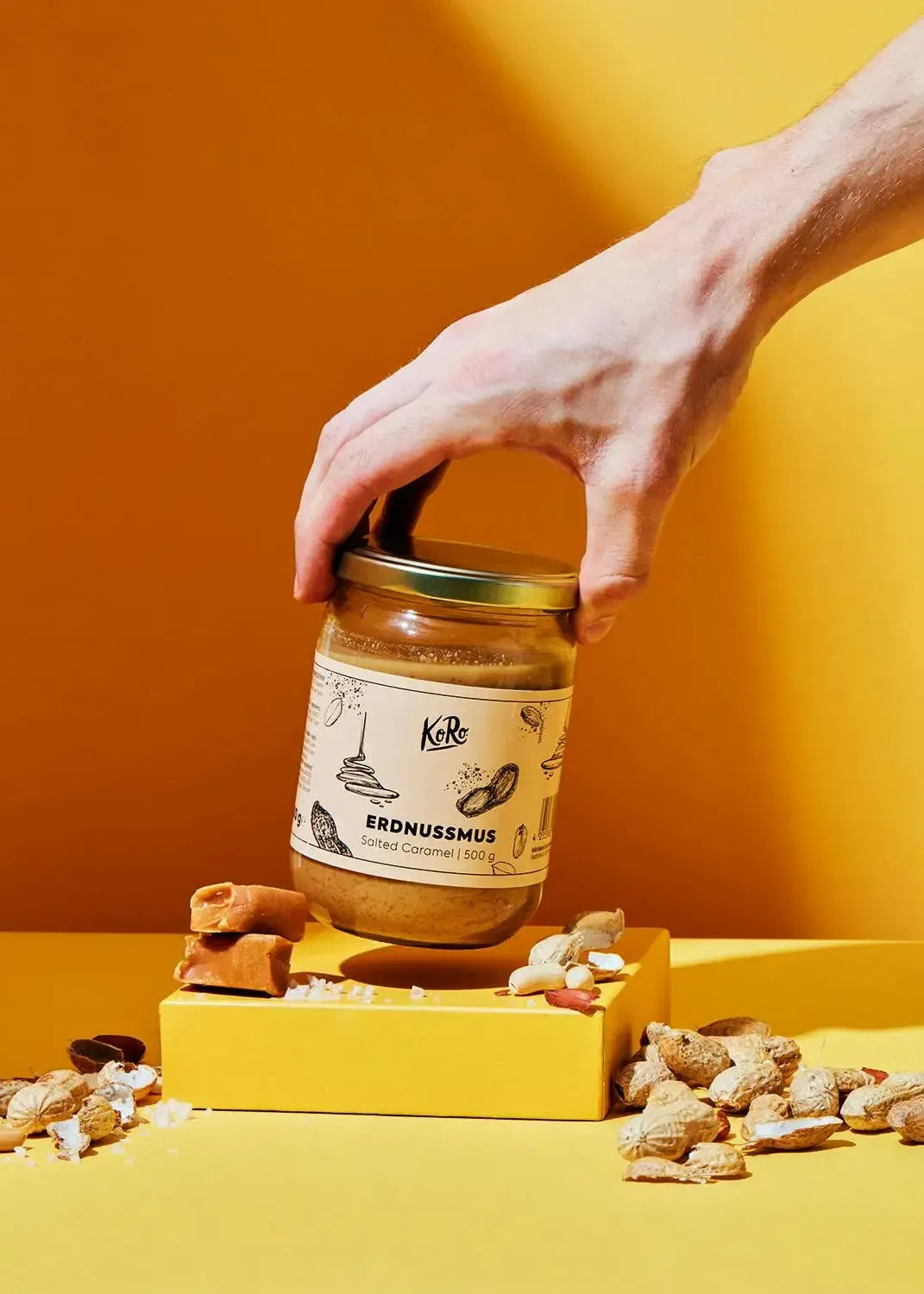 KoRo Erdnussmus Salted Caramel | 500g - fitgrade.ch