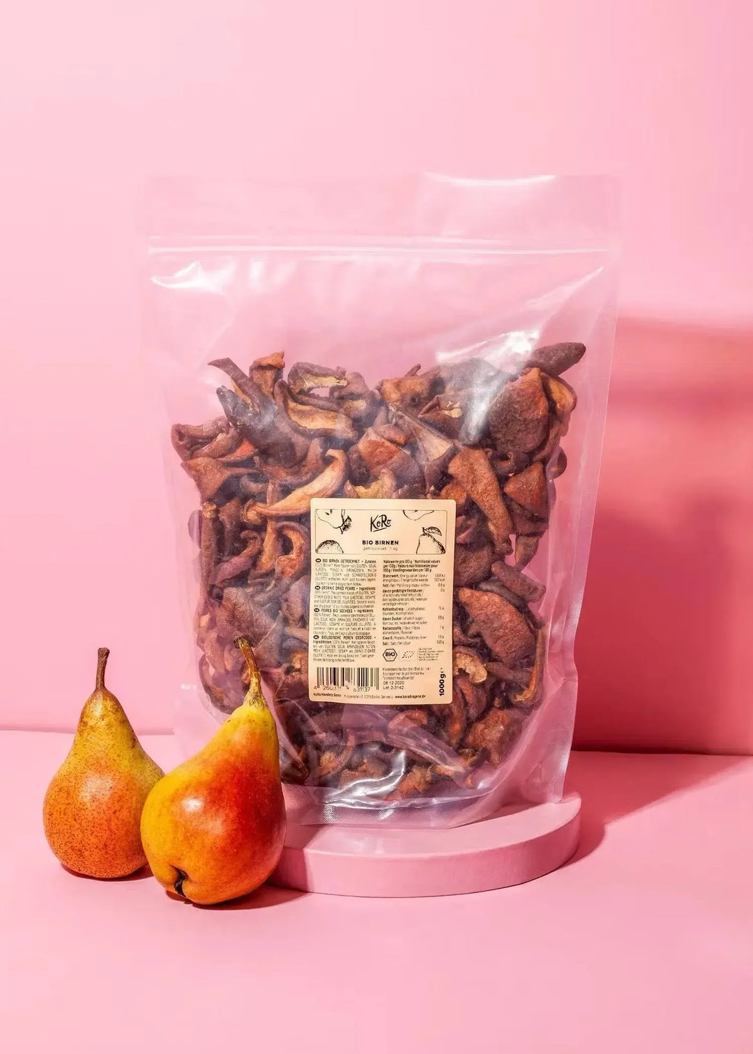 KoRo Getrocknete Bio Birnen | 1kg 1kg - fitgrade.ch