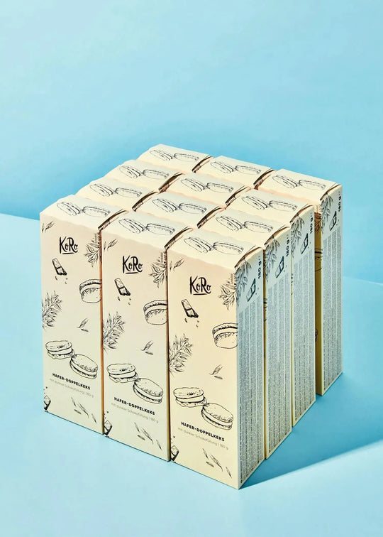KoRo Hafer-Doppelkeks mit dunkler Schokofüllung | 180 g - fitgrade.ch