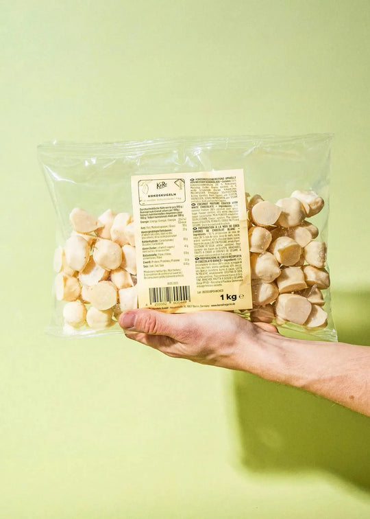 KoRo Kokoskugeln in weißer Schokolade | 1 kg - fitgrade.ch