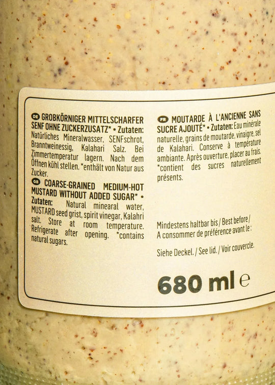 KoRo Mittelscharfer Senf ohne Zuckerzusatz | 680 ml - fitgrade.ch