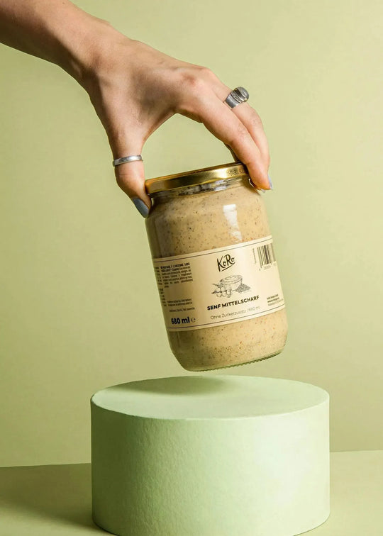 KoRo Mittelscharfer Senf ohne Zuckerzusatz | 680 ml - fitgrade.ch
