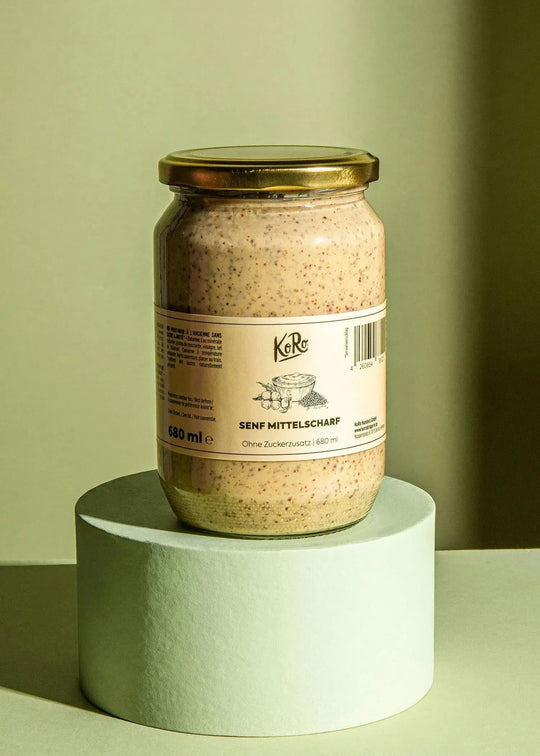 KoRo Mittelscharfer Senf ohne Zuckerzusatz | 680 ml - fitgrade.ch